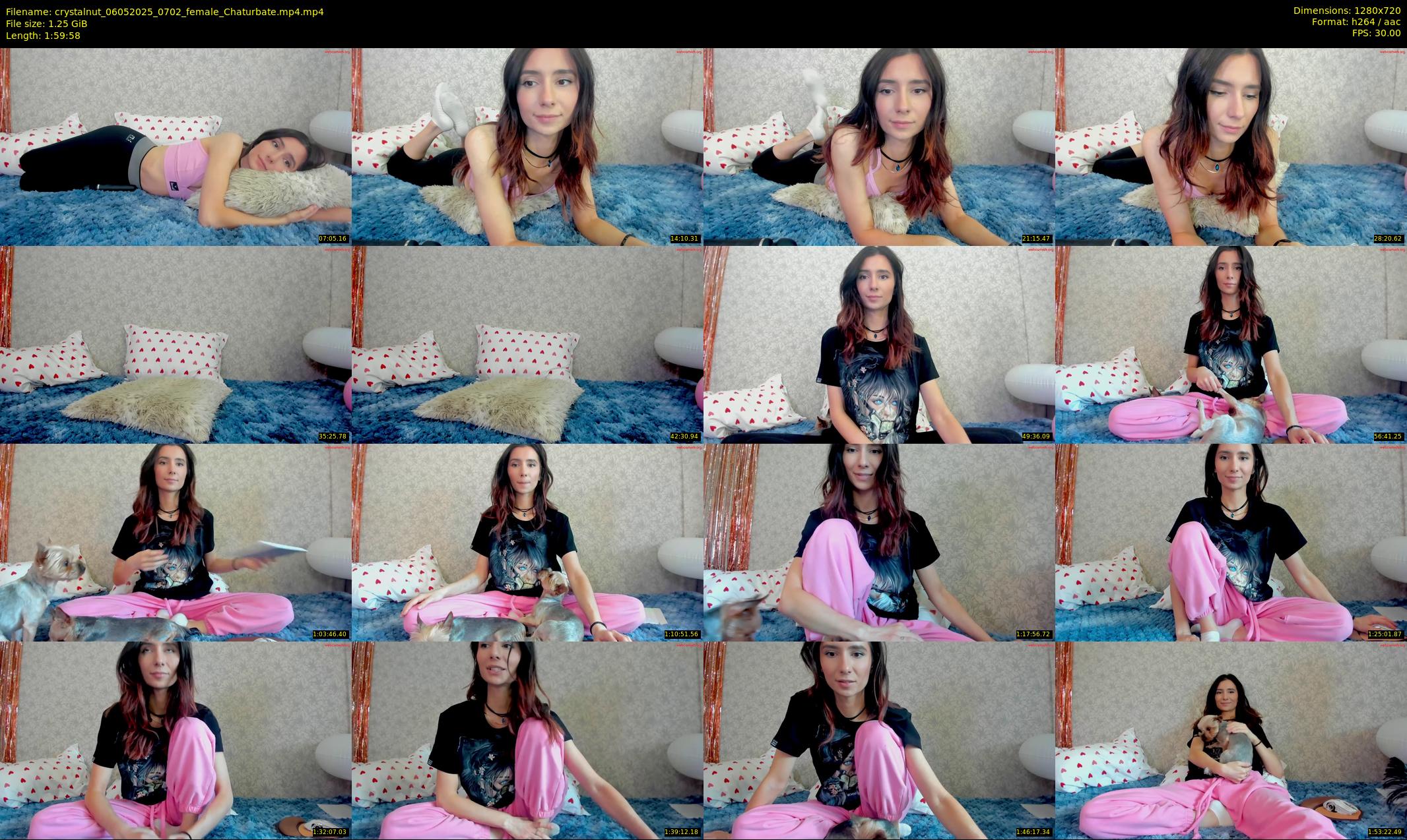 crystalnut — 120 minute Chaturbate female cam show recording, 720p, May 6, 2025