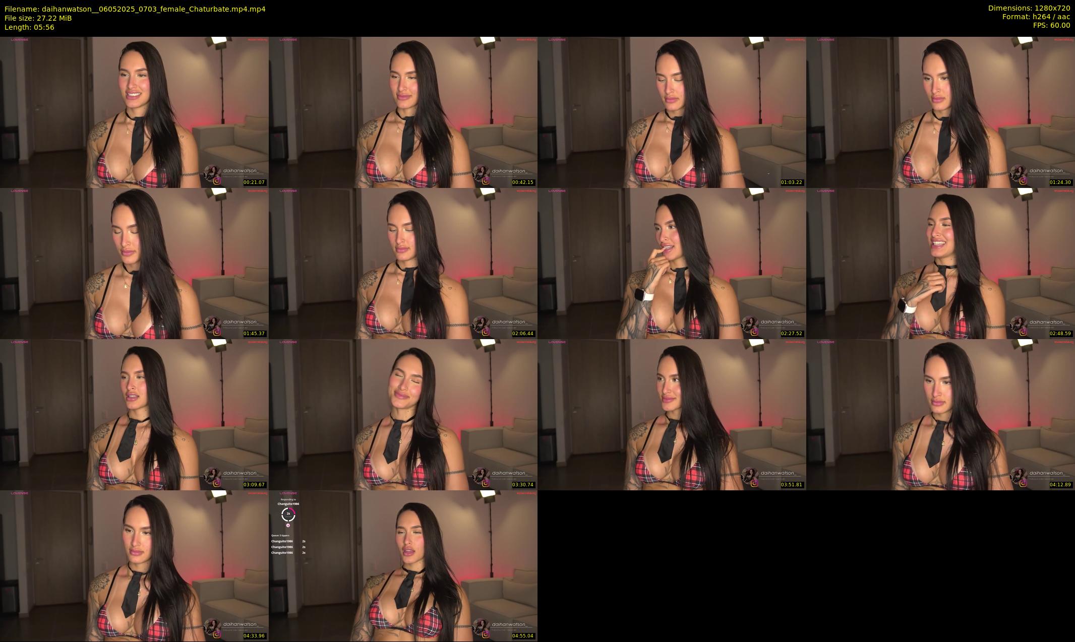 daihanwatson_ — 6 minute Chaturbate female cam show recording, 720p, May 6, 2025