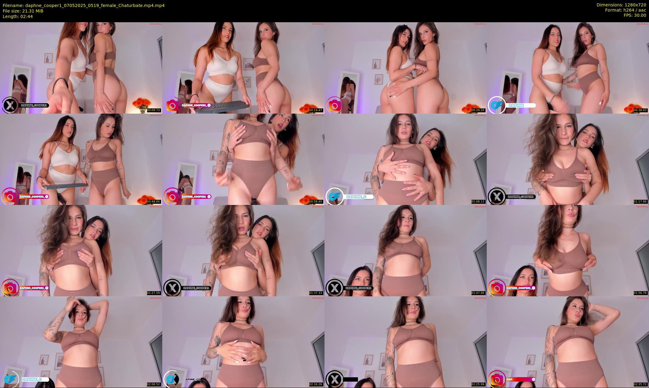 daphne_cooper1 — 3 minute Chaturbate female cam show recording, 720p, May 7, 2025