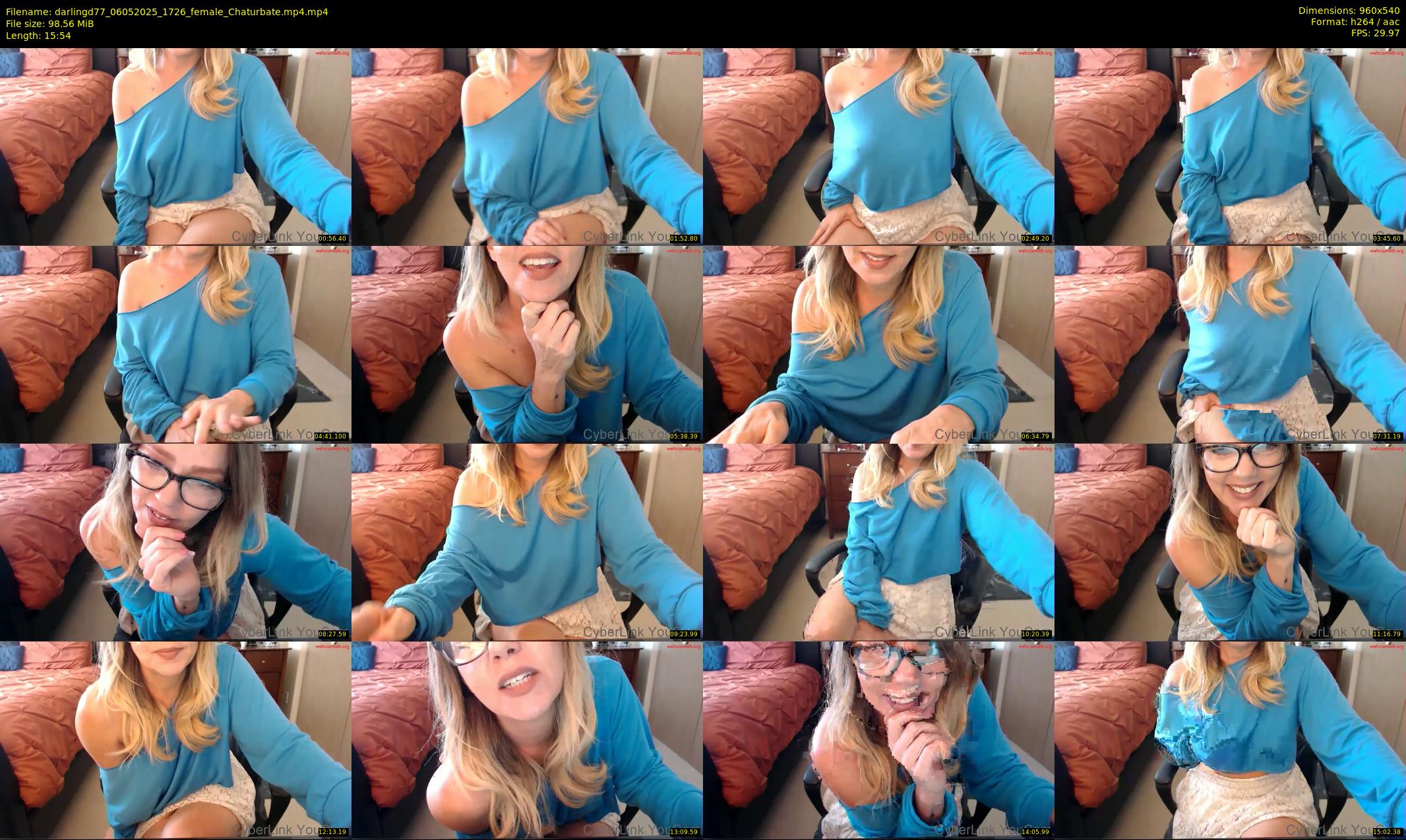 darlingd77 — 16 minute Chaturbate female cam show recording, 480p, May 6, 2025