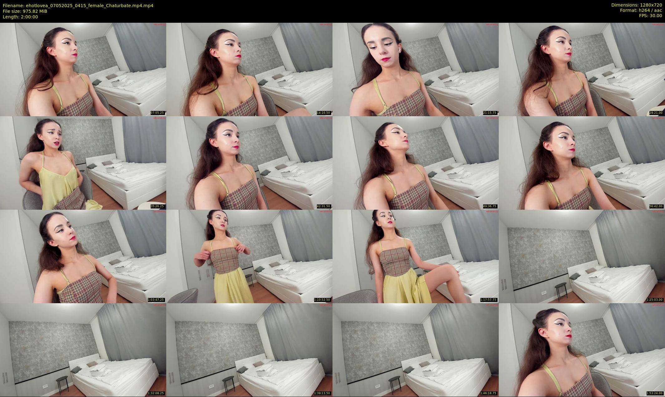 ehotlovea — 120 minute Chaturbate female cam show recording, 720p, May 7, 2025