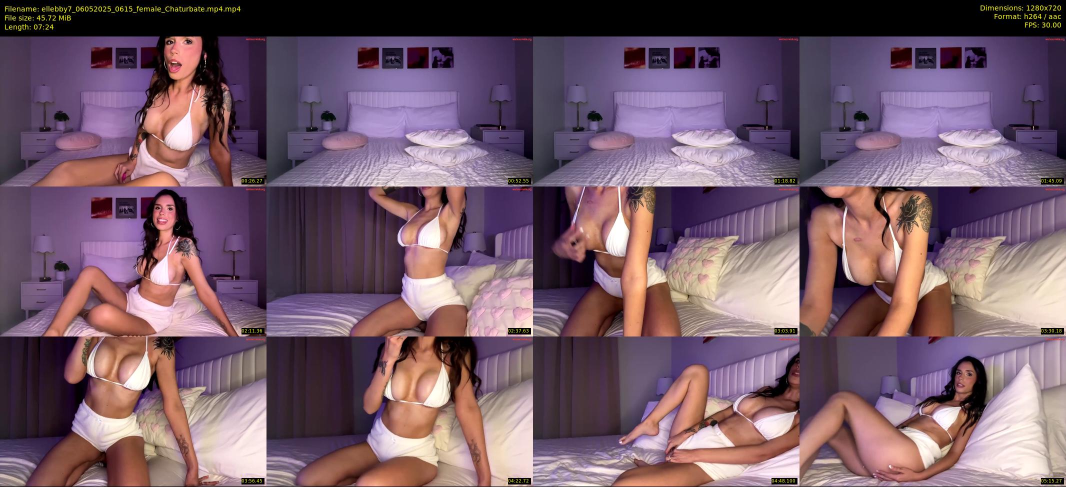 ellebby7 — 8 minute Chaturbate female cam show recording, 720p, May 6, 2025