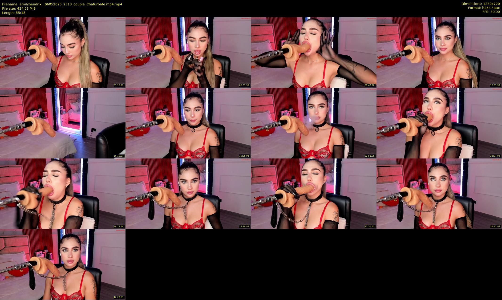 emilyhendrix_ — 56 minute Chaturbate couple cam show recording, 720p, May 6, 2025