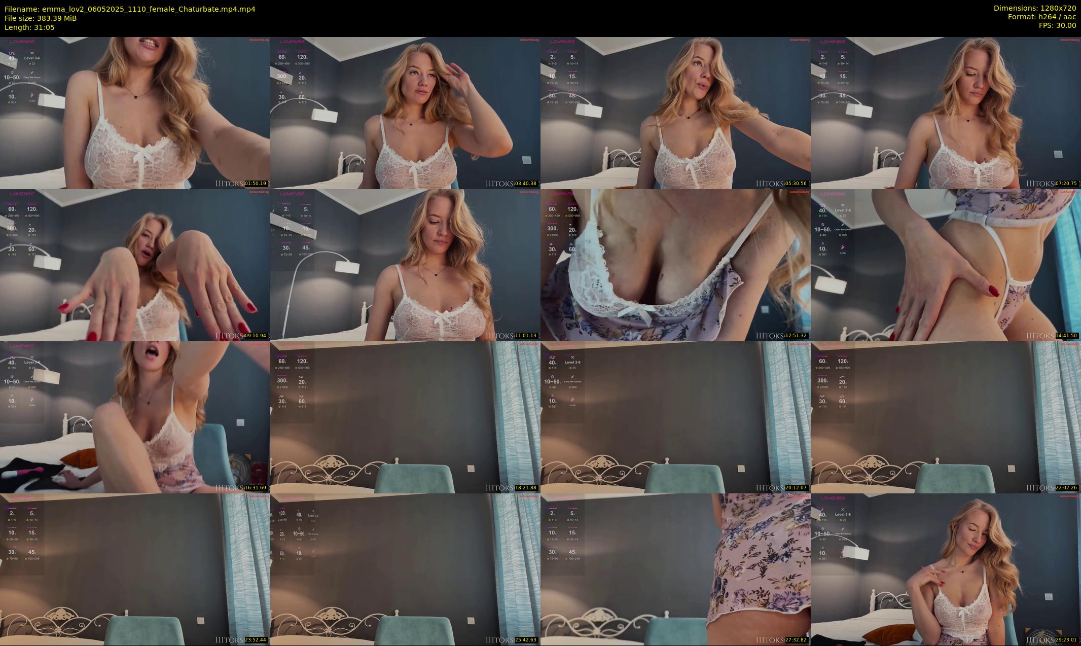emma_lov2 — 32 minute Chaturbate female cam show recording, 720p, May 6, 2025