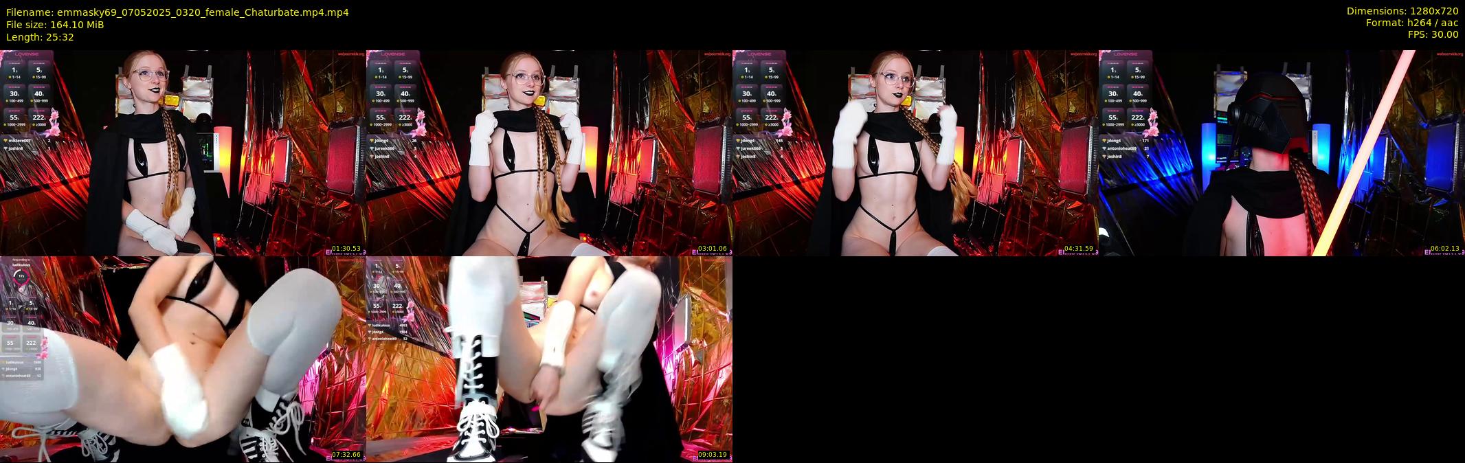 emmasky69 — 26 minute Chaturbate female cam show recording, 720p, May 7, 2025