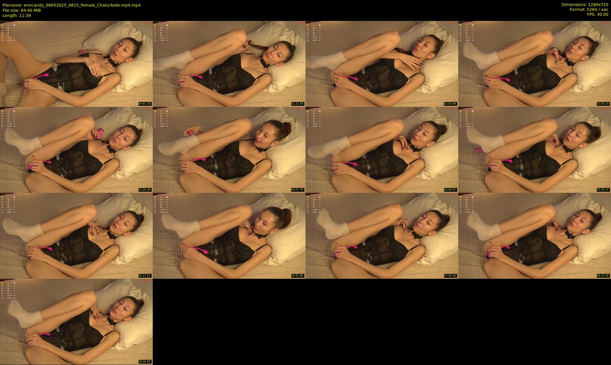 enncandy — 12 minute Chaturbate female cam show recording, 720p, May 6, 2025