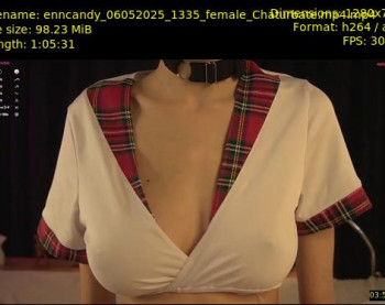 enncandy — 66 minute Chaturbate female cam show recording, 720p, May 6, 2025