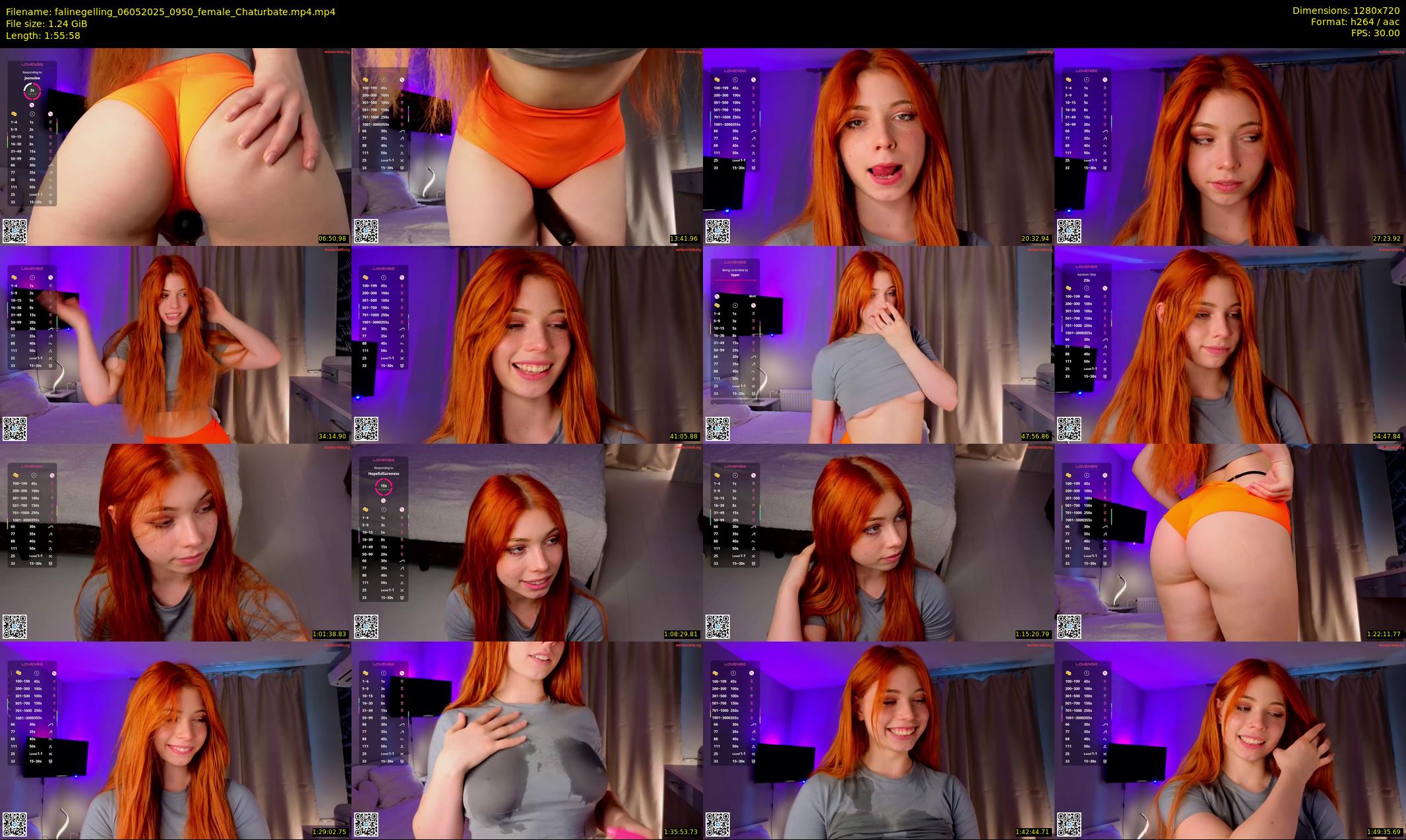 falinegelling — 116 minute Chaturbate female cam show recording, 720p, May 6, 2025