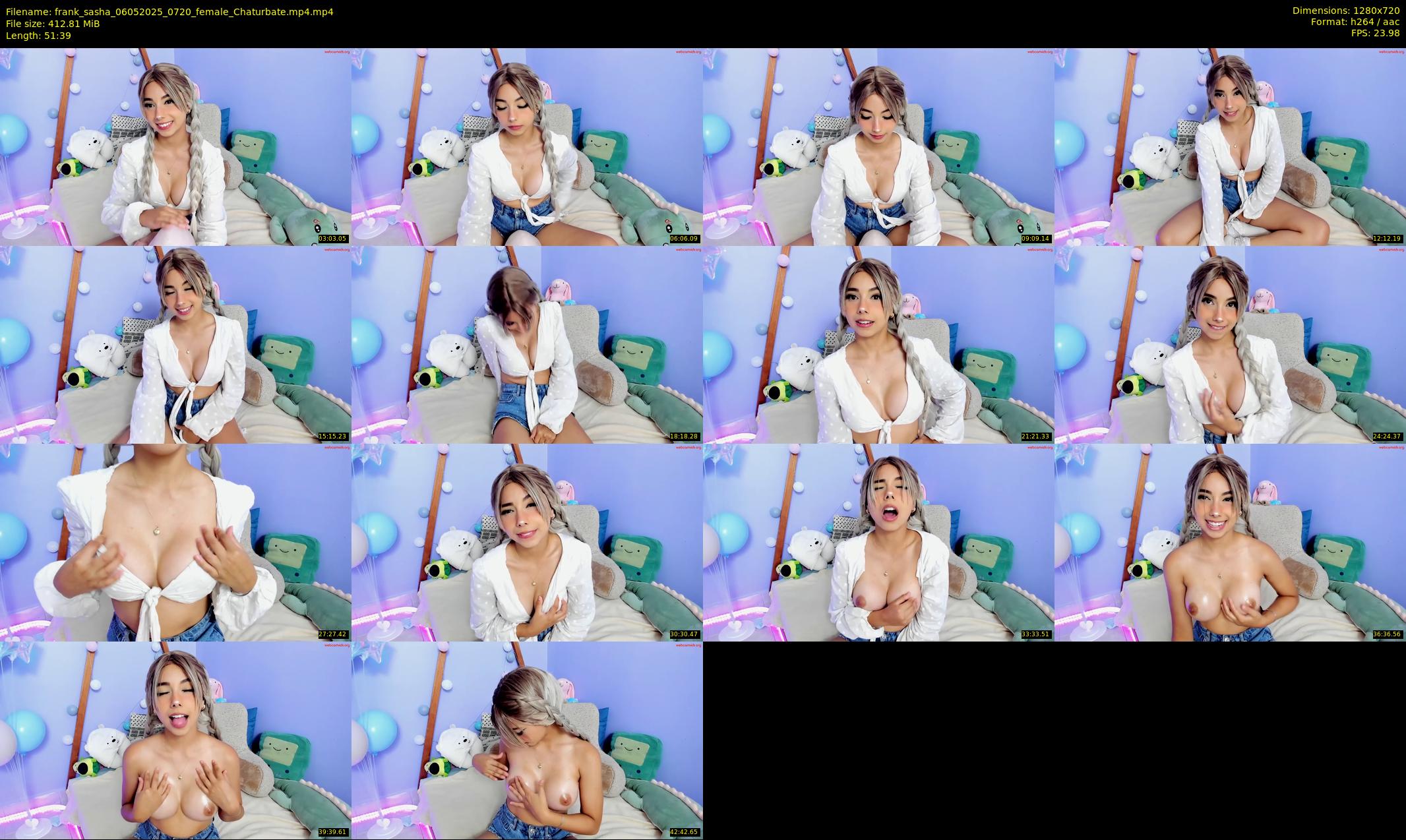 frank_sasha — 52 minute Chaturbate couple cam show recording, 720p, May 6, 2025