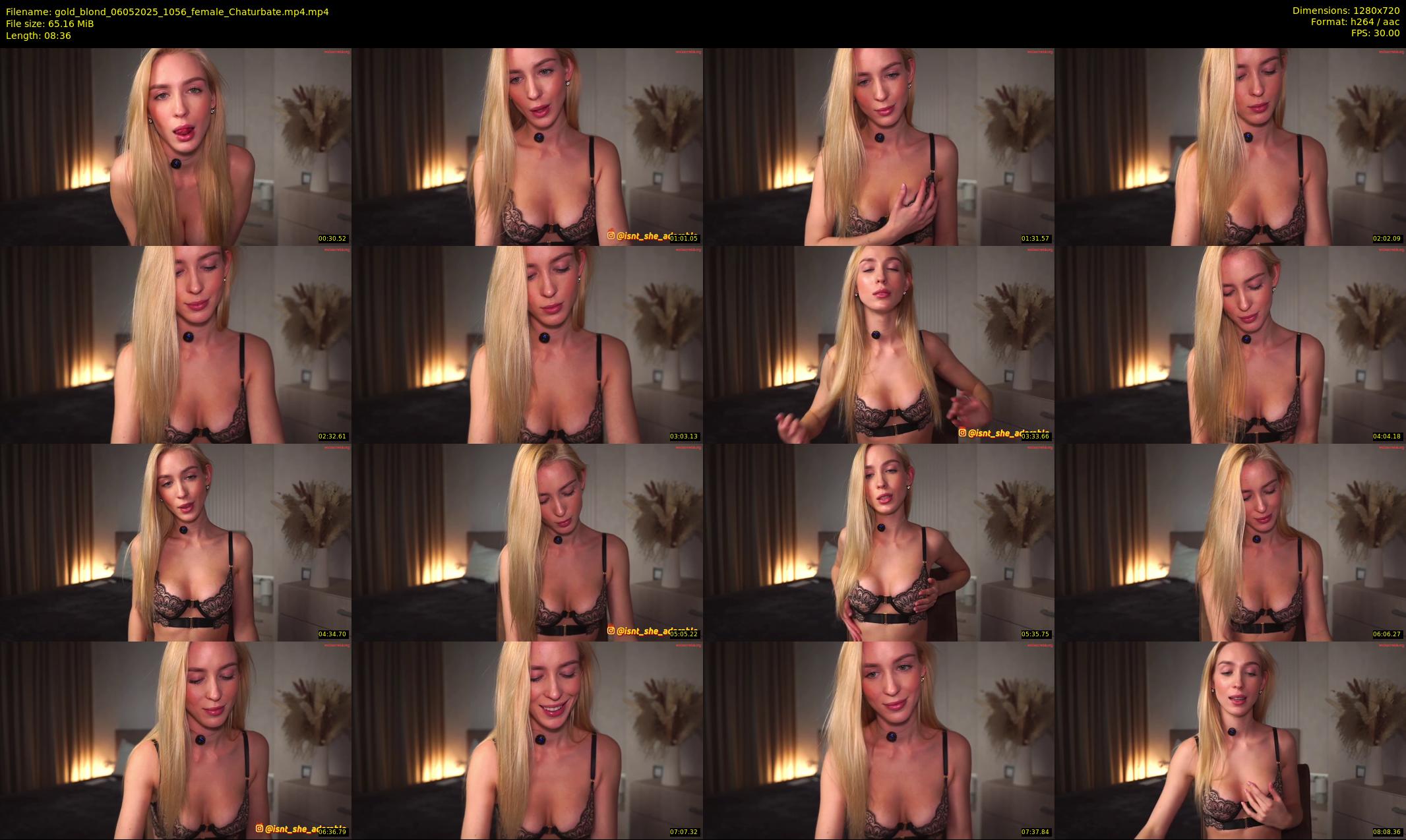 gold_blond — 9 minute Chaturbate female cam show recording, 720p, May 6, 2025