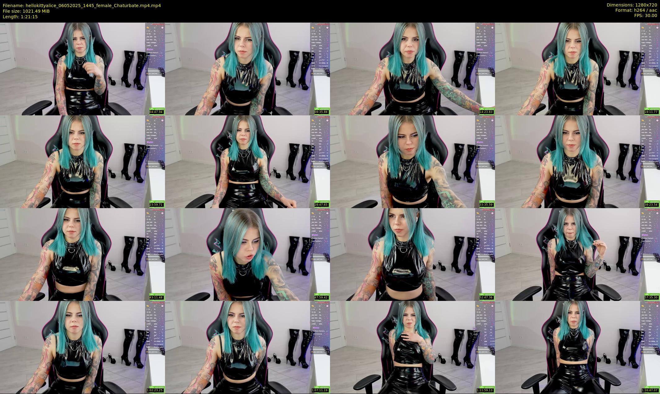 hellokittyalice — 82 minute Chaturbate female cam show recording, 720p, May 6, 2025