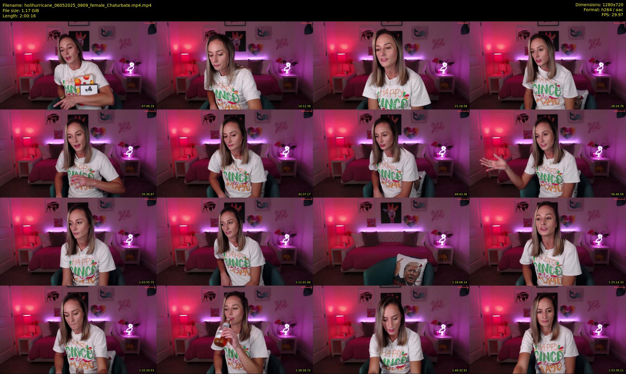 holihurricane — 121 minute Chaturbate female cam show recording, 720p, May 6, 2025