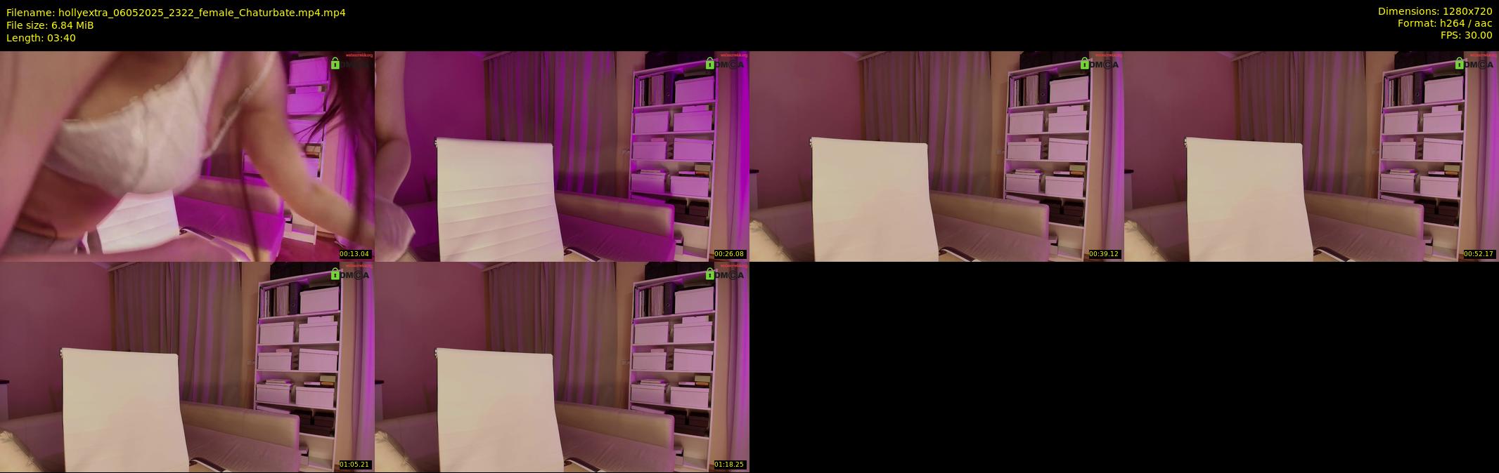 hollyextra — 4 minute Chaturbate female cam show recording, 720p, May 6, 2025