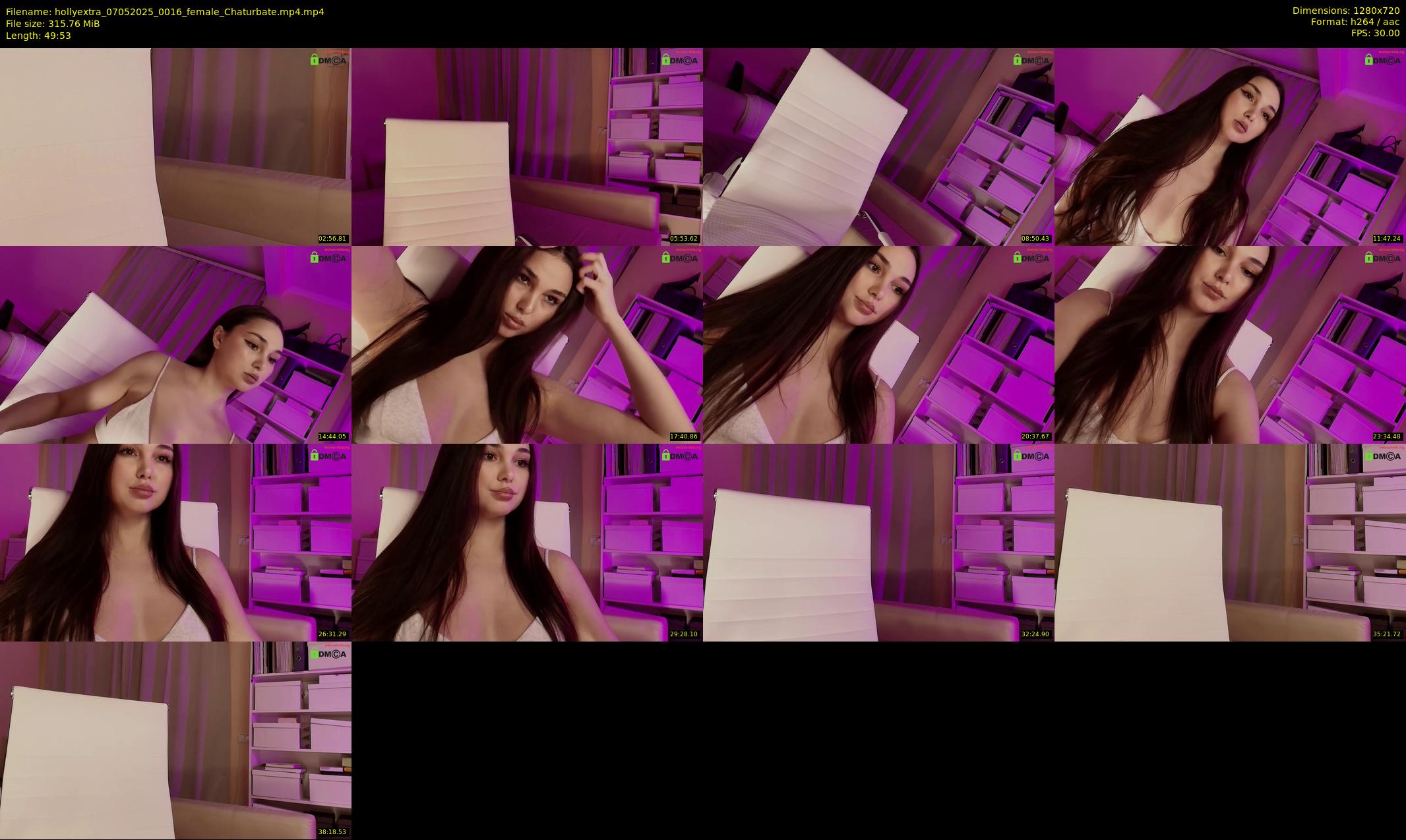 hollyextra — 50 minute Chaturbate female cam show recording, 720p, May 7, 2025