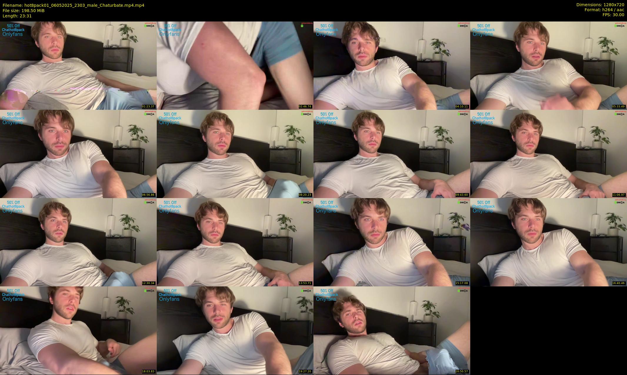 hot8pack01 — 24 minute Chaturbate male cam show recording, 720p, May 6, 2025