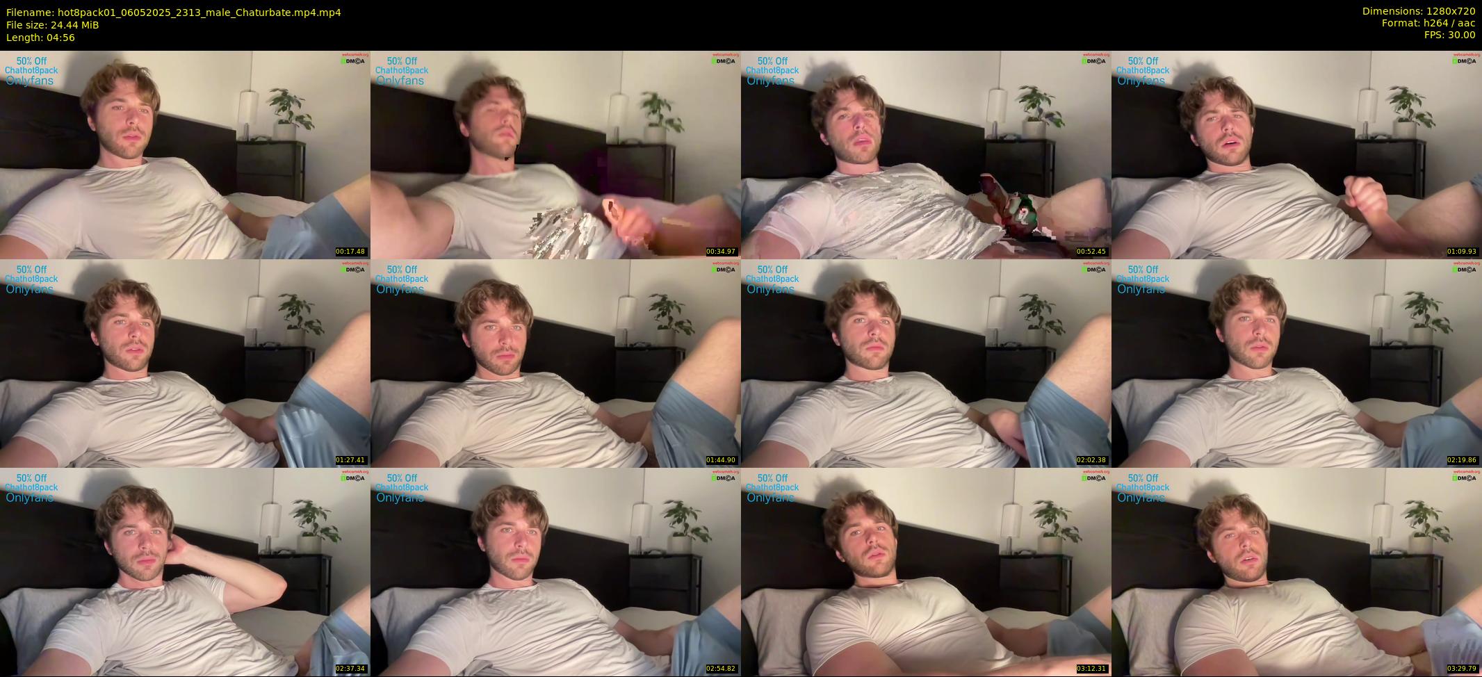 hot8pack01 — 5 minute Chaturbate male cam show recording, 720p, May 6, 2025