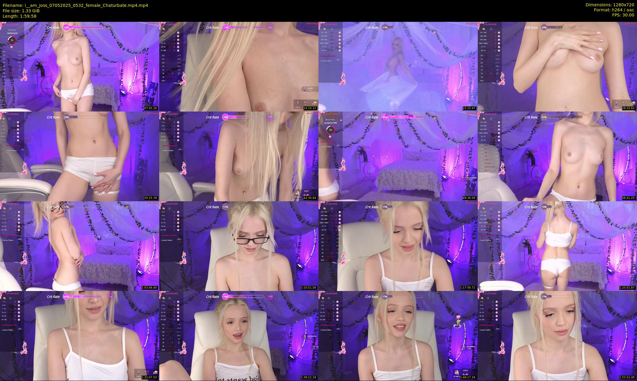 i__am_joss — 120 minute Chaturbate female cam show recording, 720p, May 7, 2025