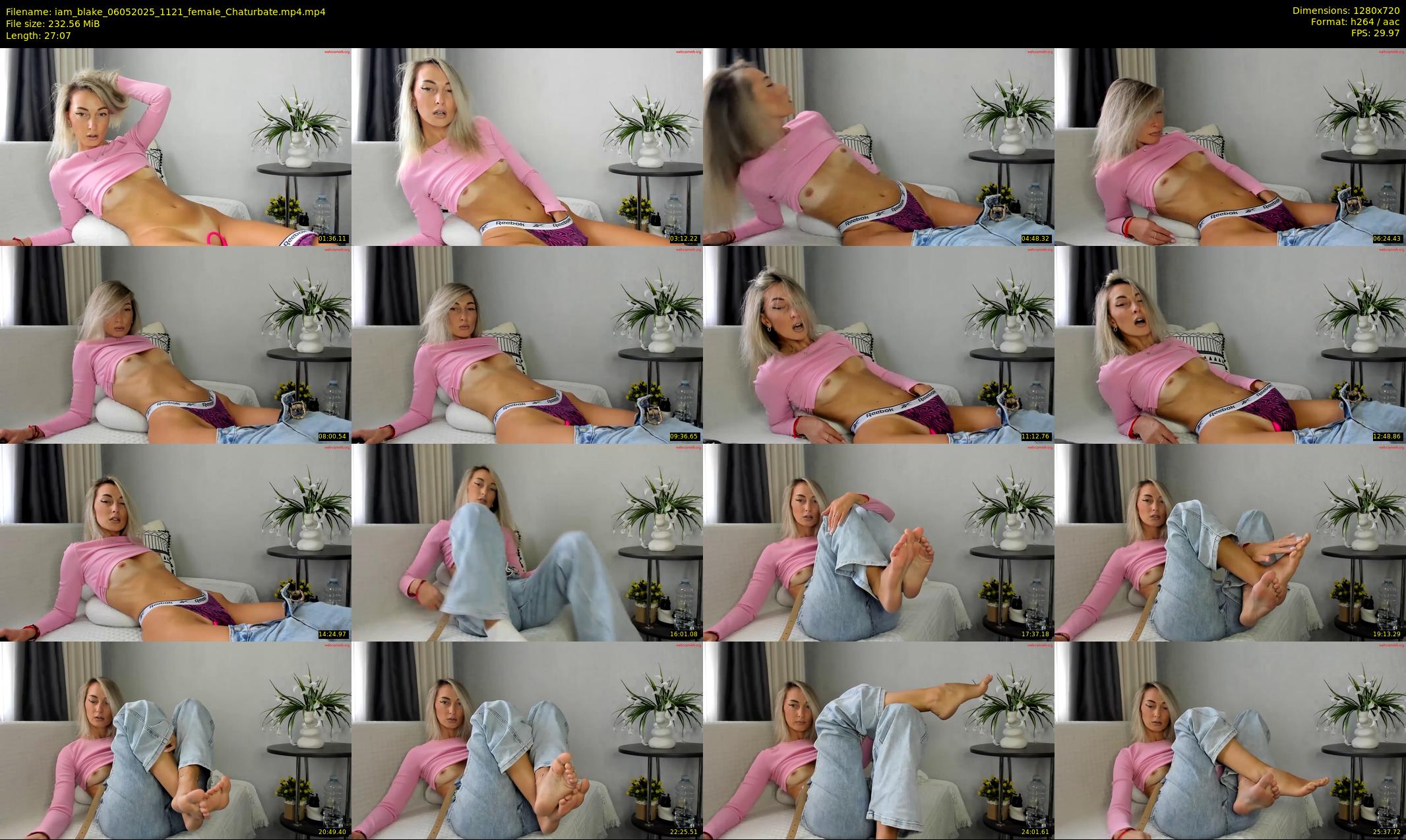 iam_blake — 28 minute Chaturbate female cam show recording, 720p, May 6, 2025