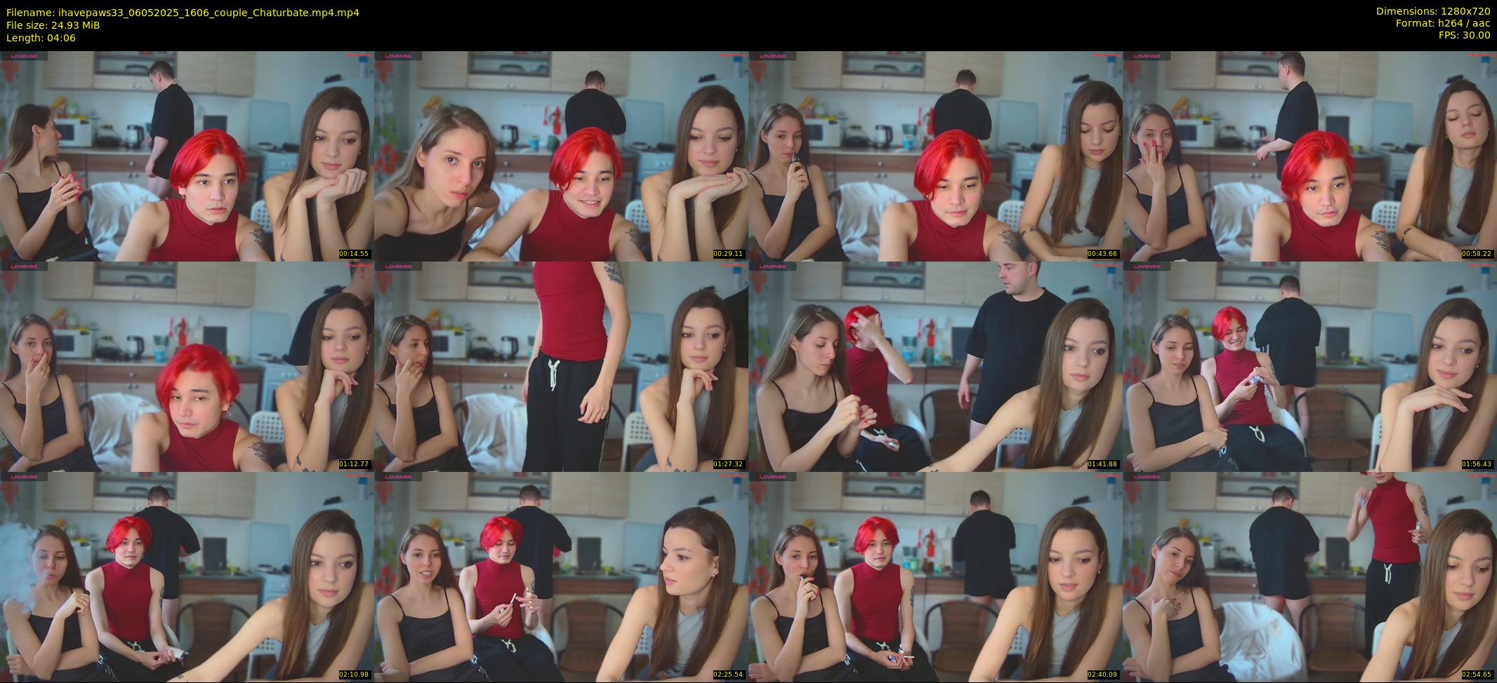 ihavepaws33 — 5 minute Chaturbate couple cam show recording, 720p, May 6, 2025