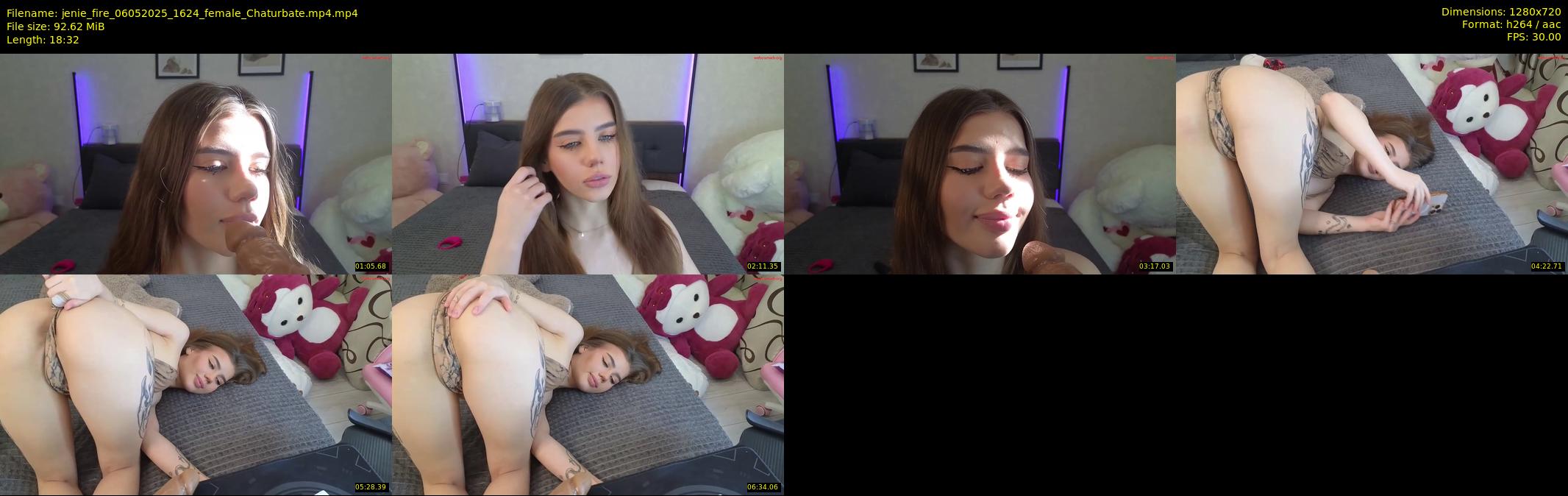 jenie_fire — 19 minute Chaturbate female cam show recording, 720p, May 6, 2025