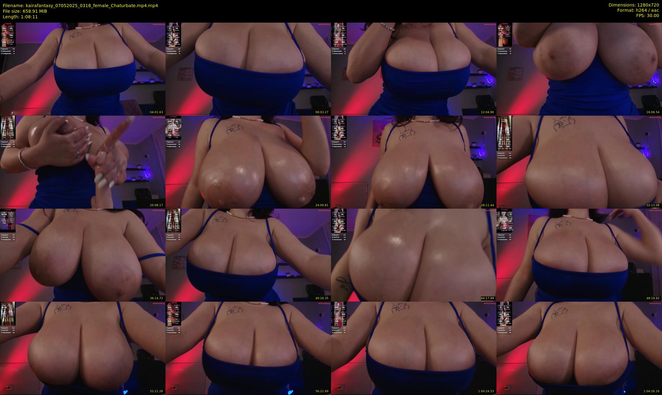 kairafantasy — 69 minute Chaturbate female cam show recording, 720p, May 7, 2025