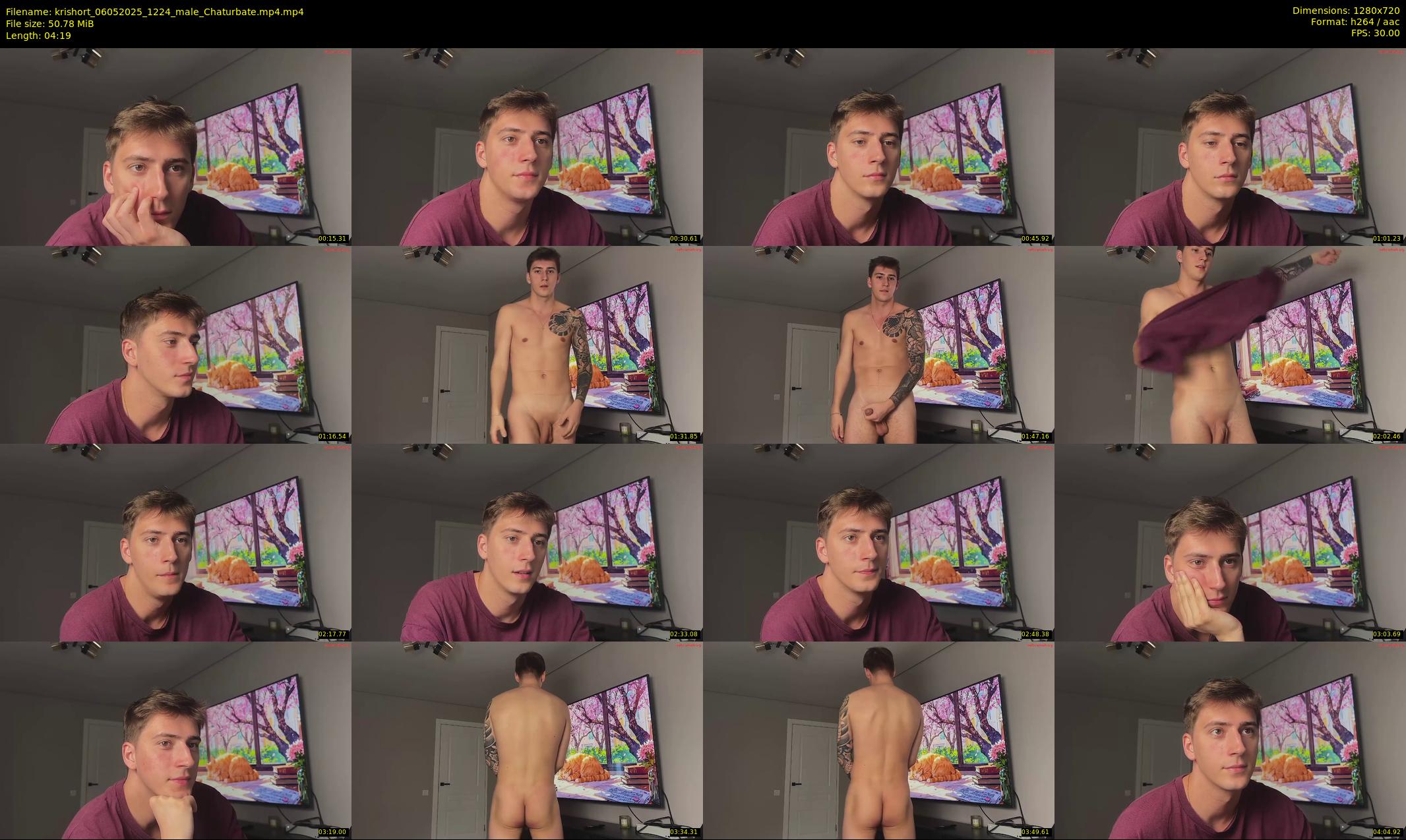 krishort — 5 minute Chaturbate male cam show recording, 720p, May 6, 2025