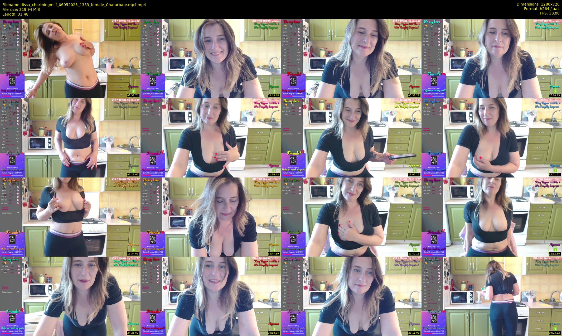 lissa_charmingmilf — 32 minute Chaturbate female cam show recording, 720p, May 6, 2025