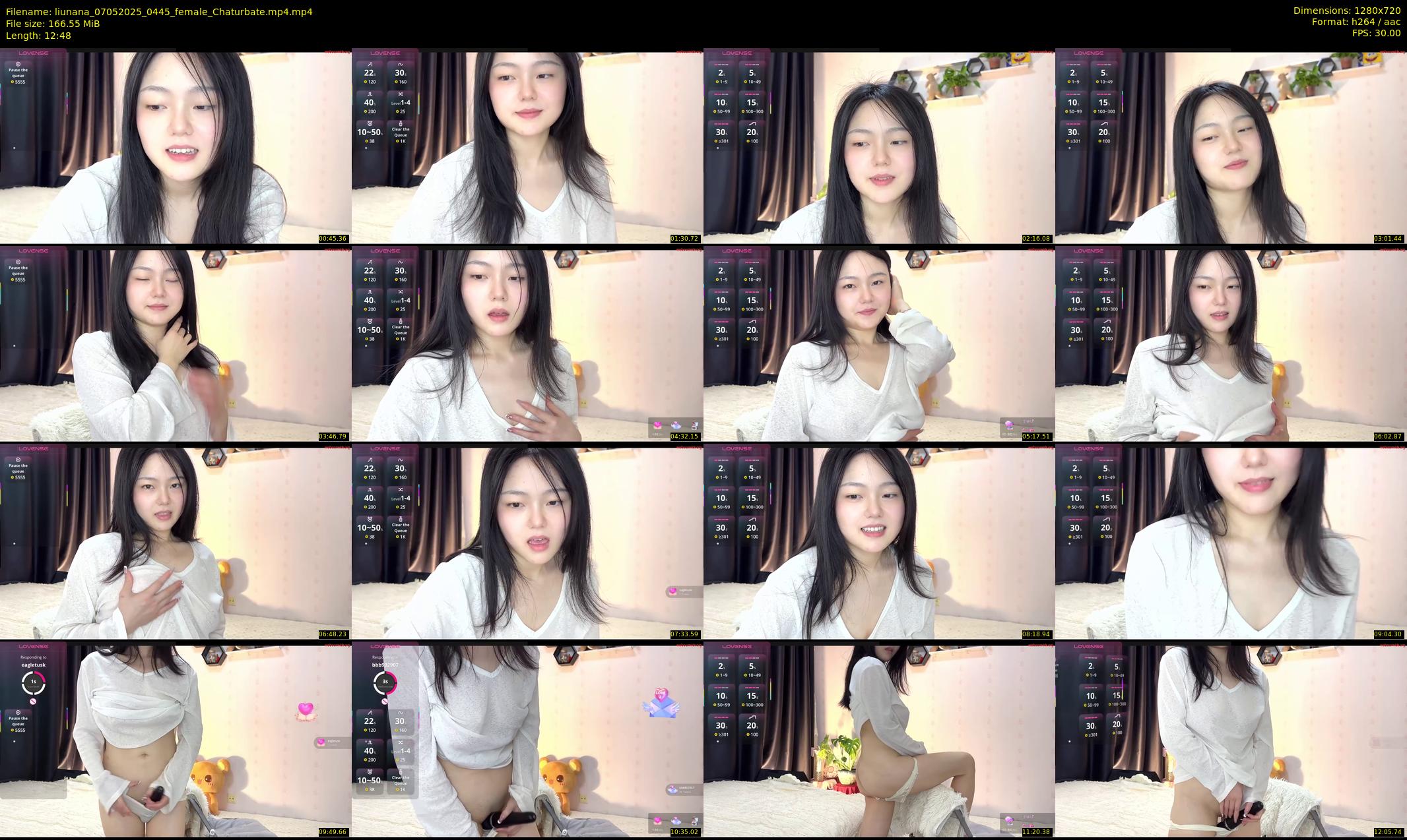 liunana — 13 minute Chaturbate female cam show recording, 720p, May 7, 2025