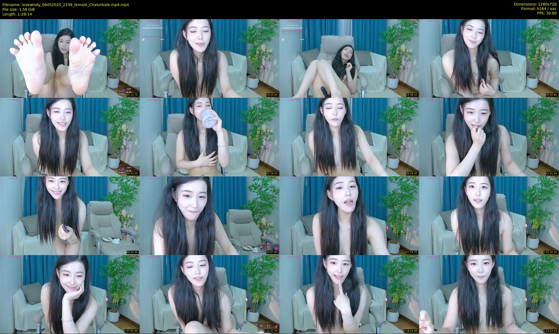 lovewindy — 89 minute Chaturbate female cam show recording, 720p, May 6, 2025