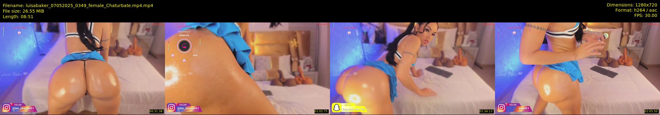 luisabaker — 9 minute Chaturbate female cam show recording, 720p, May 7, 2025