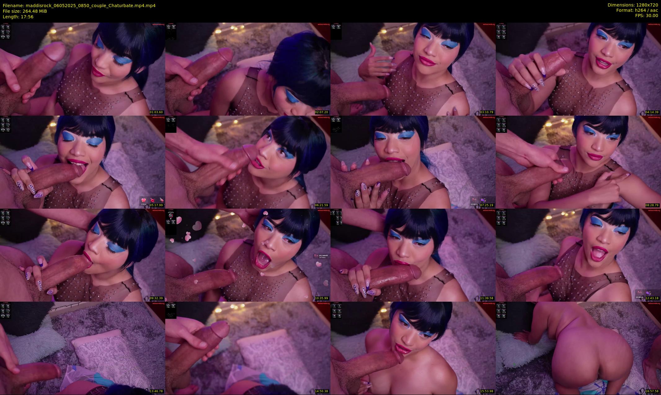 maddisrock — 18 minute Chaturbate couple cam show recording, 720p, May 6, 2025