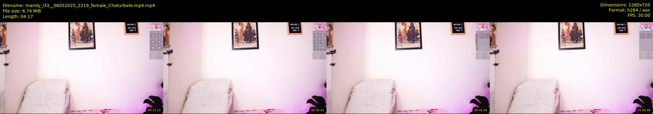 mandy_l33_ — 5 minute Chaturbate female cam show recording, 720p, May 6, 2025