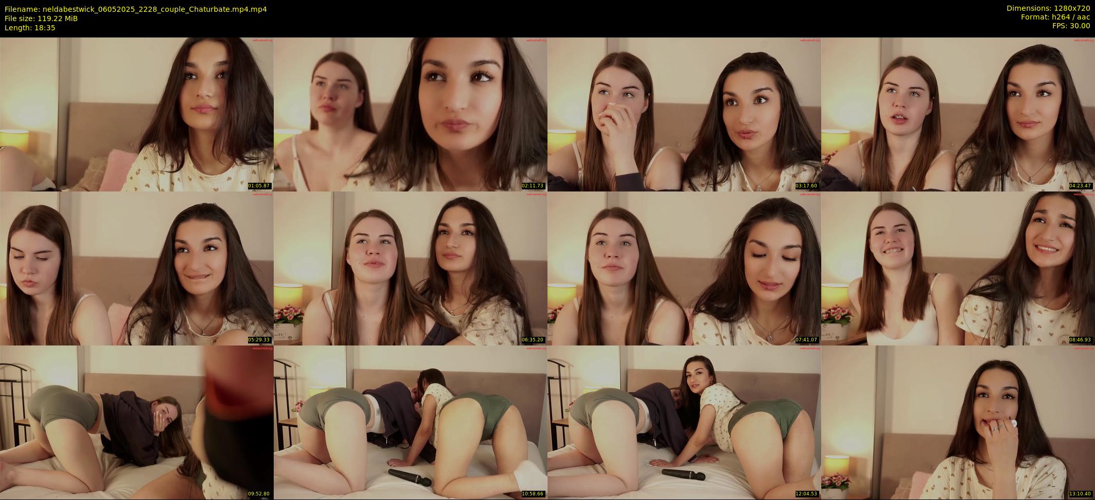neldabestwick — 19 minute Chaturbate couple cam show recording, 720p, May 6, 2025