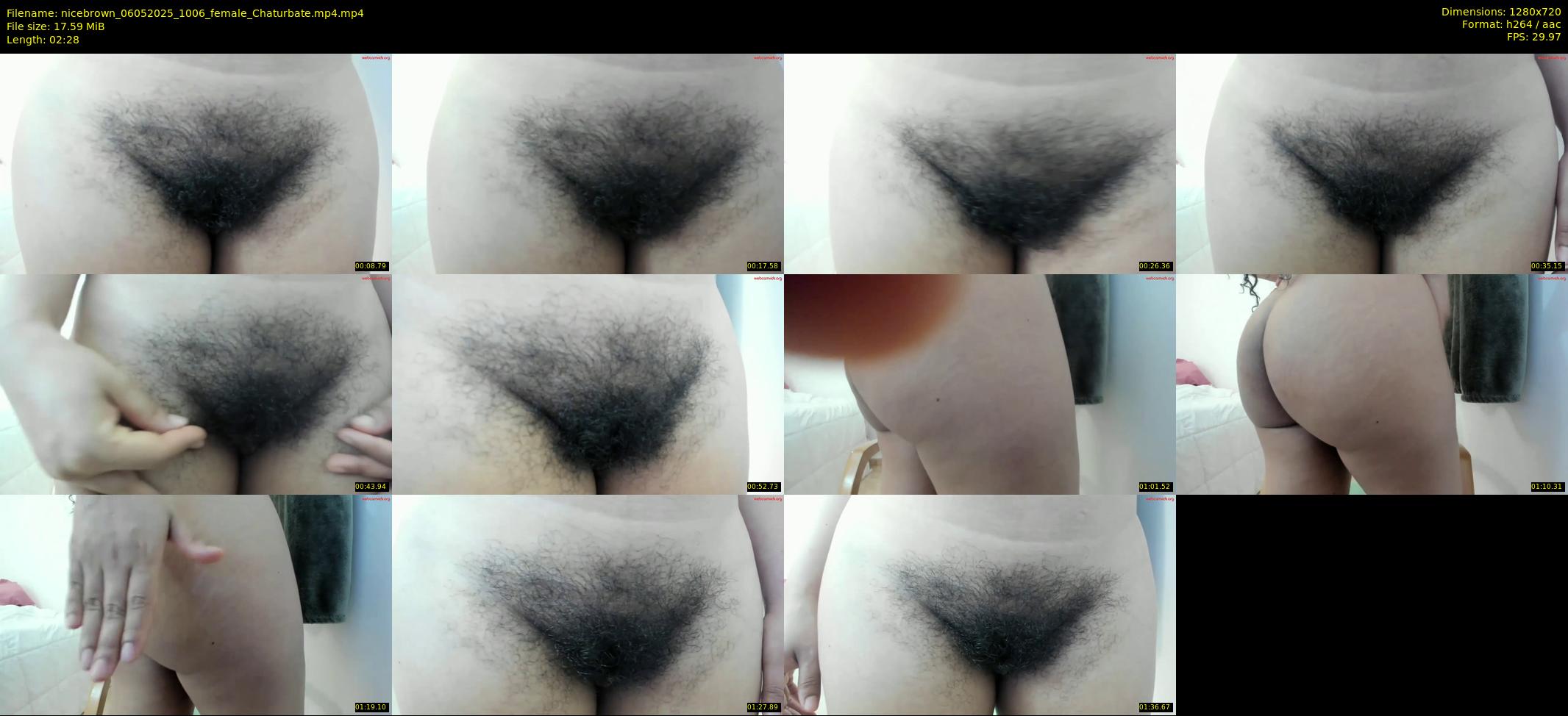 nicebrown — 3 minute Chaturbate female cam show recording, 720p, May 6, 2025
