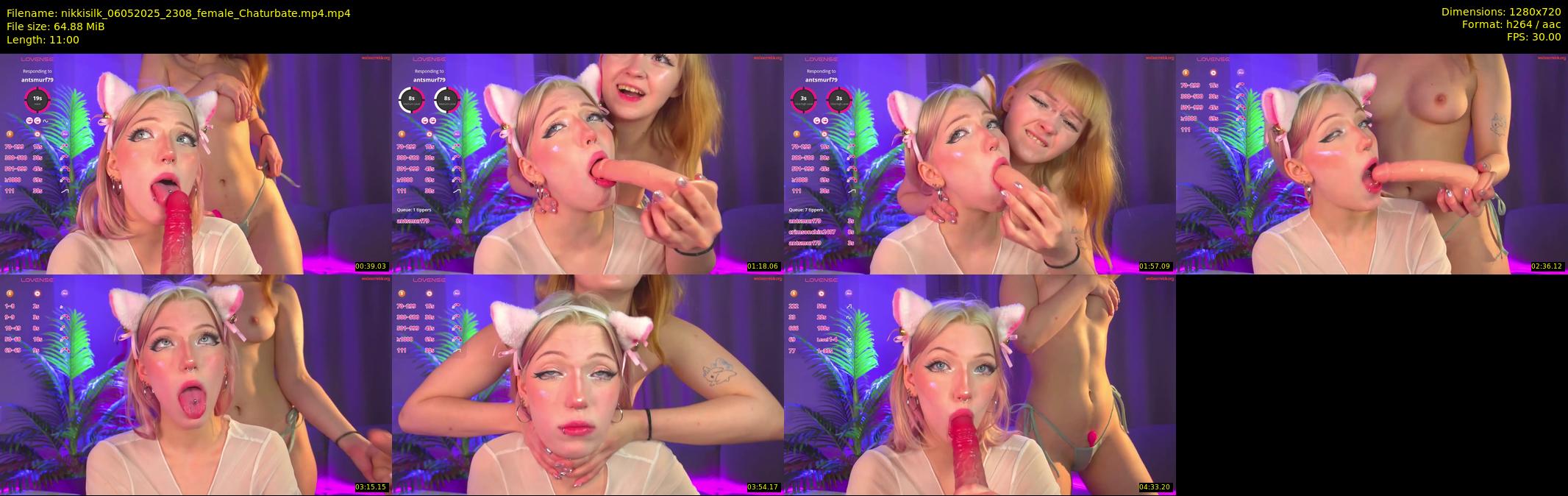 nikkisilk — 11 minute Chaturbate female cam show recording, 720p, May 6, 2025