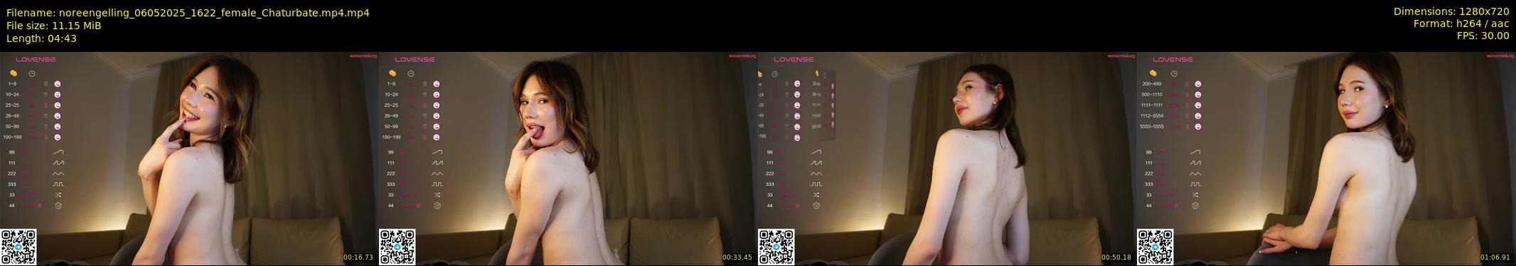 noreengelling — 5 minute Chaturbate female cam show recording, 720p, May 6, 2025