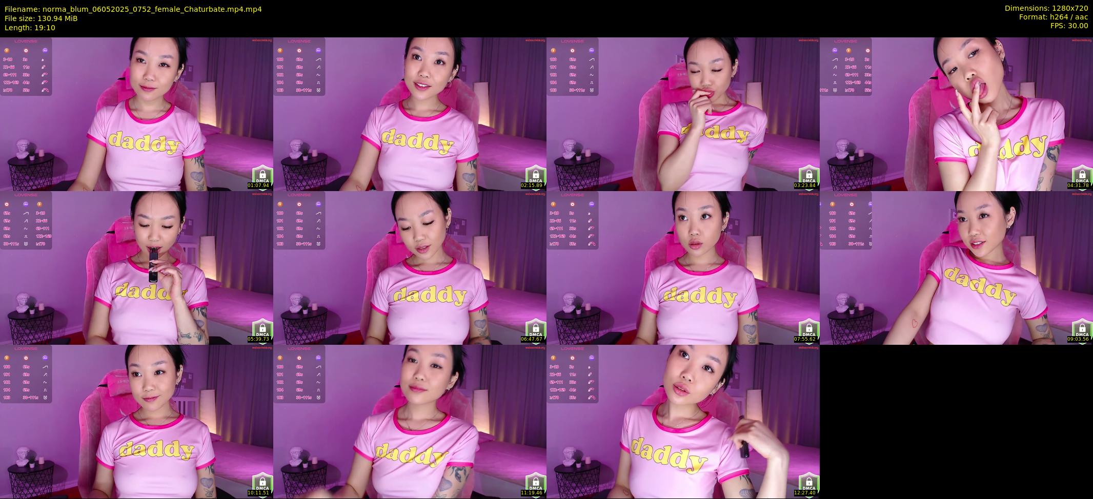 norma_blum — 20 minute Chaturbate female cam show recording, 720p, May 6, 2025