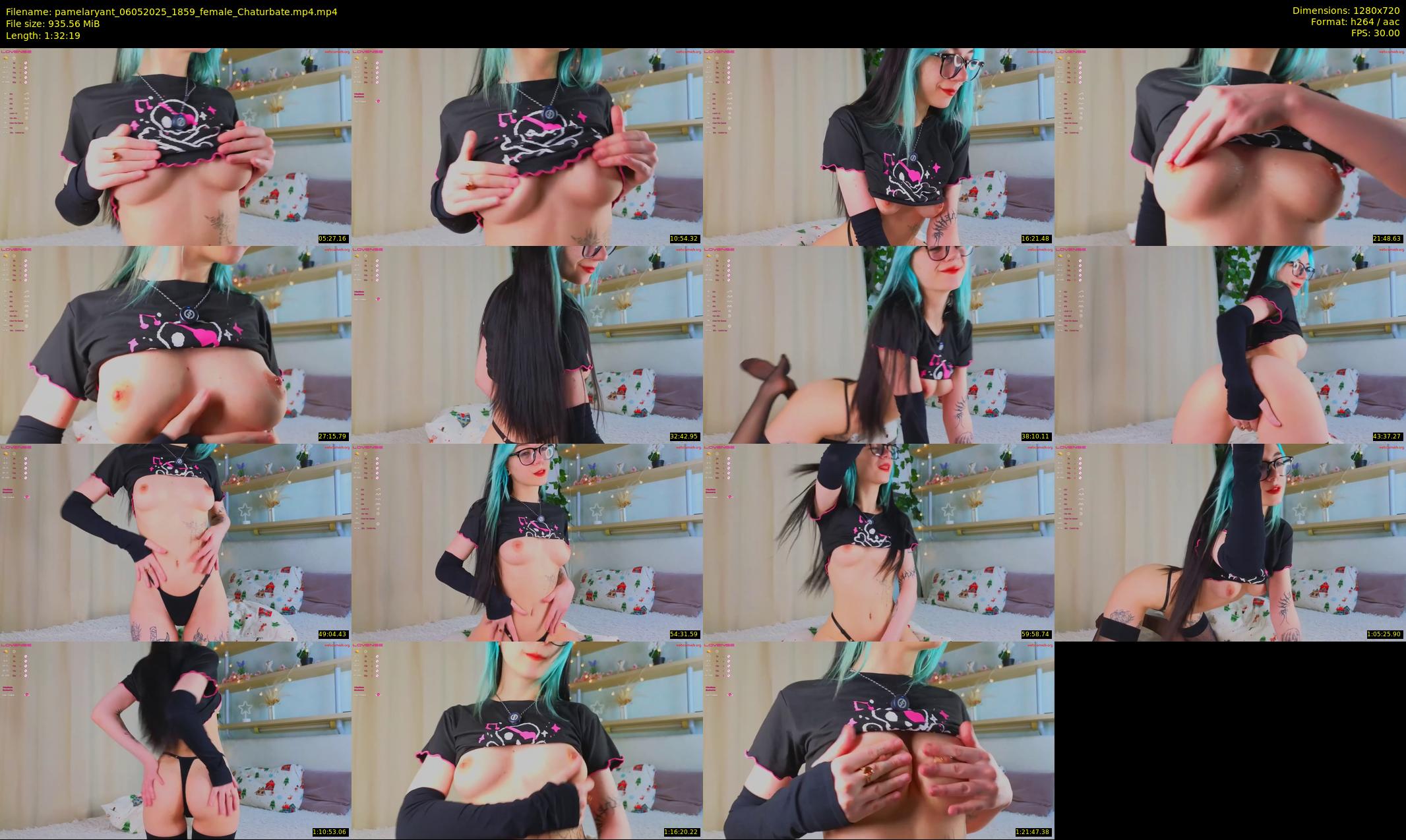 pamelaryant — 93 minute Chaturbate female cam show recording, 720p, May 6, 2025