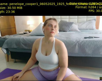 penelope_cooper1 — 24 minute Chaturbate female cam show recording, 720p, May 6, 2025