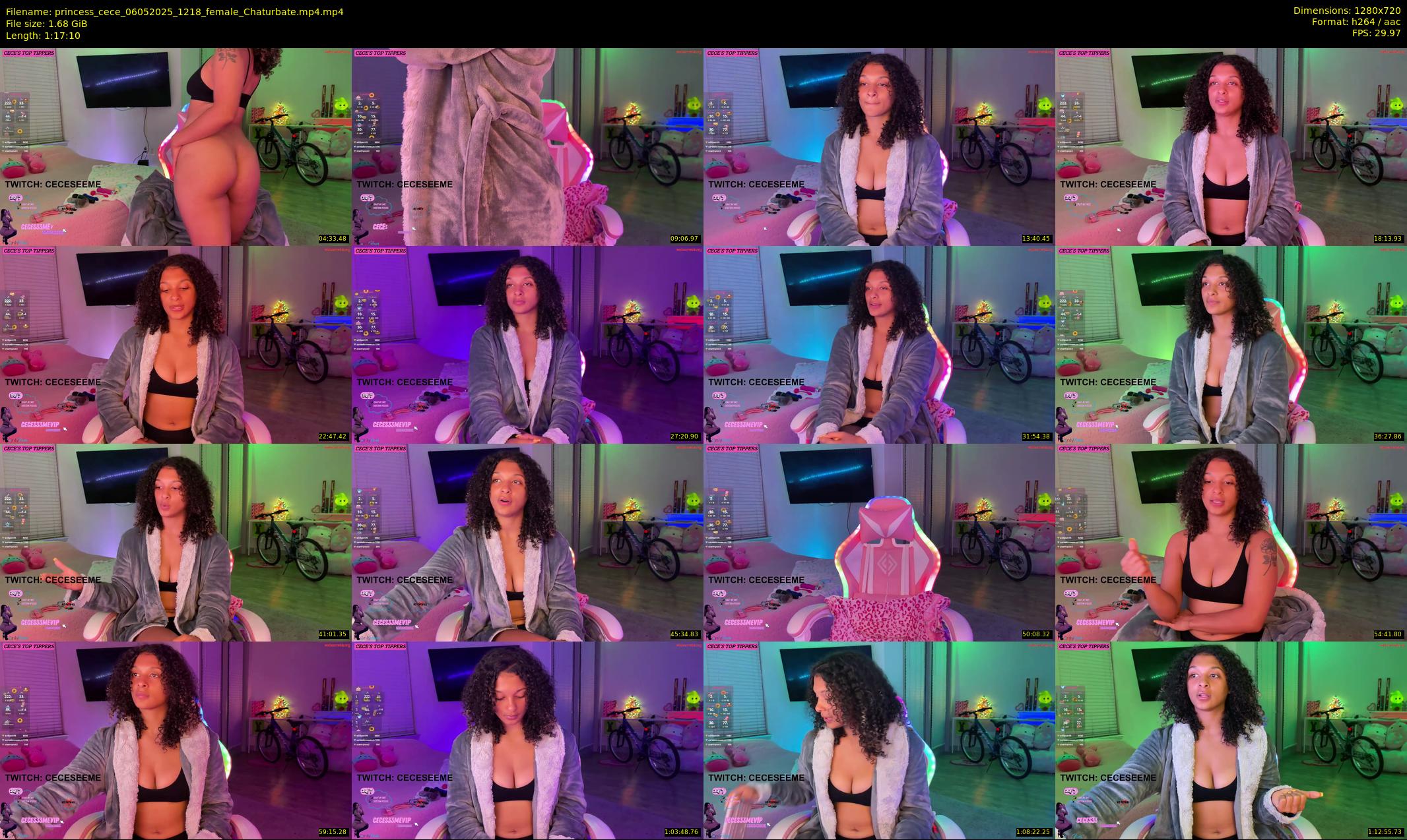 princess_cece — 78 minute Chaturbate female cam show recording, 720p, May 6, 2025