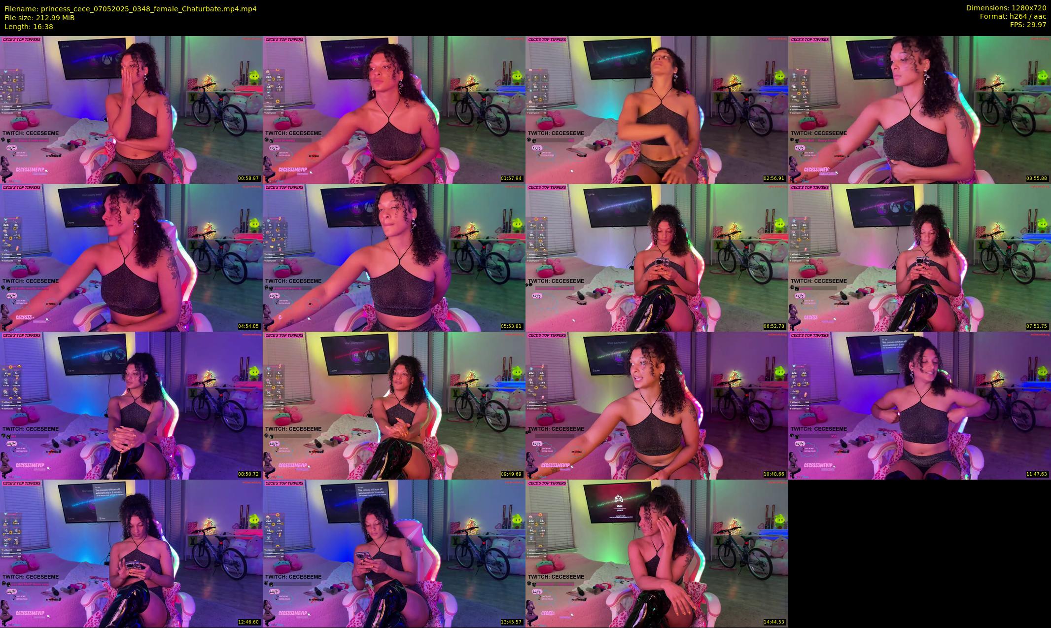 princess_cece — 17 minute Chaturbate female cam show recording, 720p, May 7, 2025