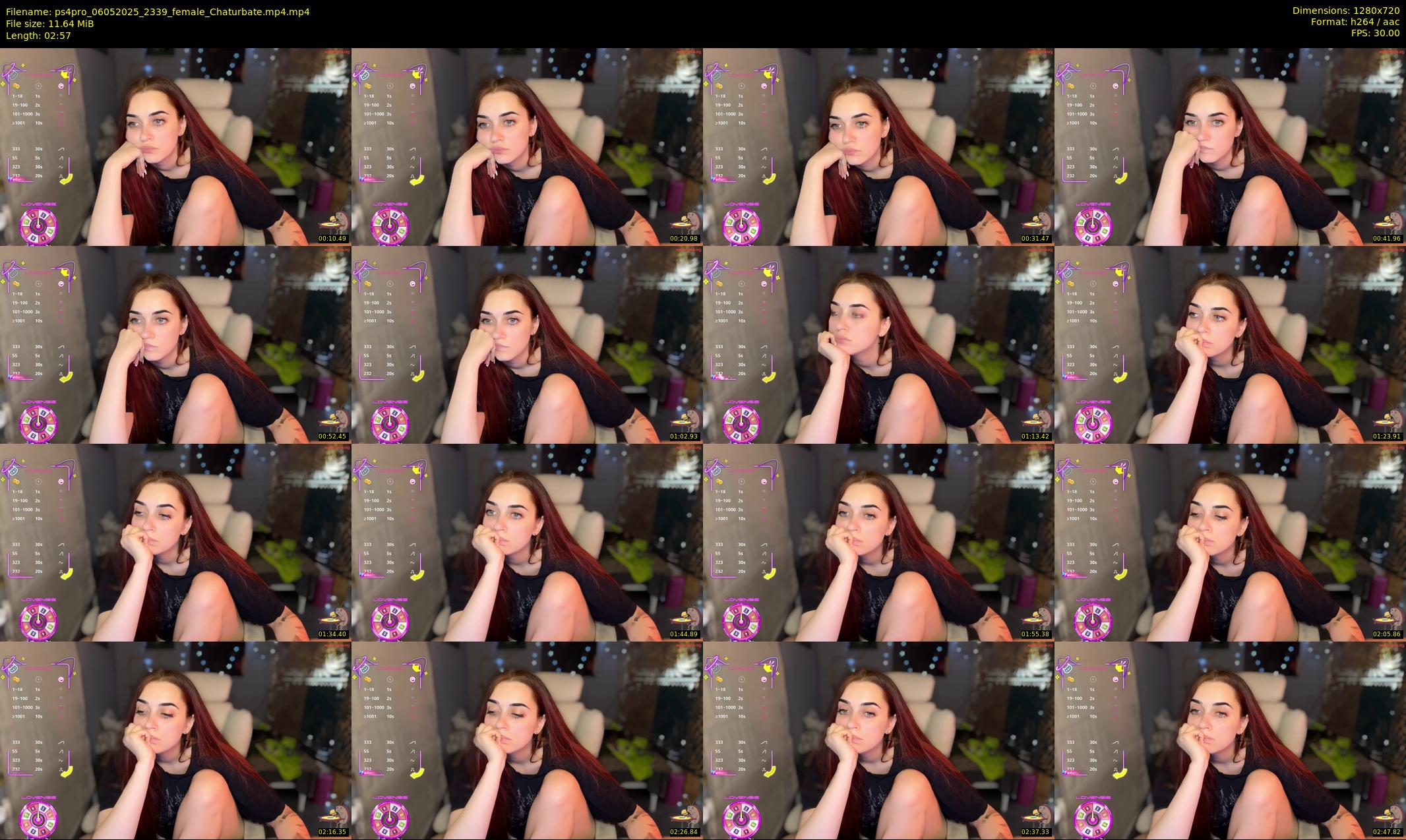 ps4pro — 3 minute Chaturbate female cam show recording, 720p, May 6, 2025