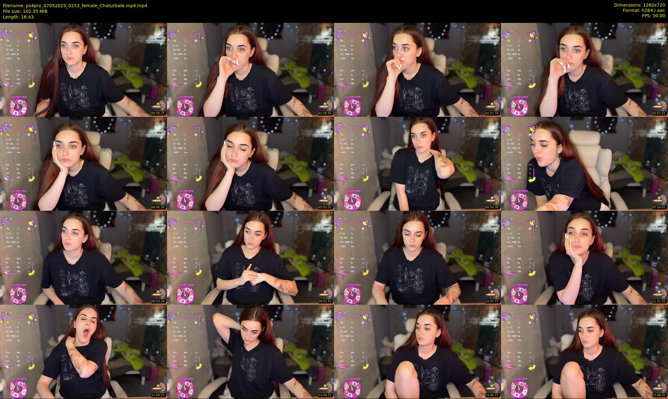 ps4pro — 17 minute Chaturbate female cam show recording, 720p, May 7, 2025