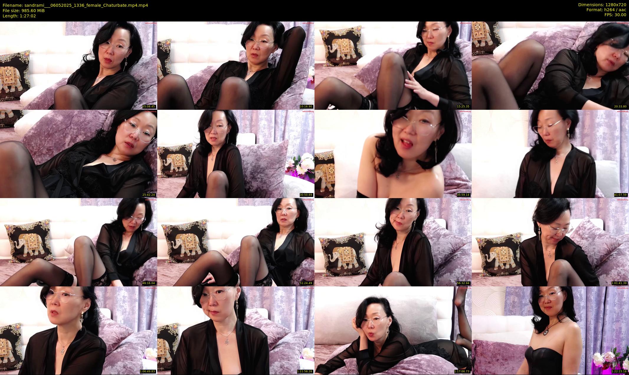 sandrami__ — 88 minute Chaturbate female cam show recording, 720p, May 6, 2025