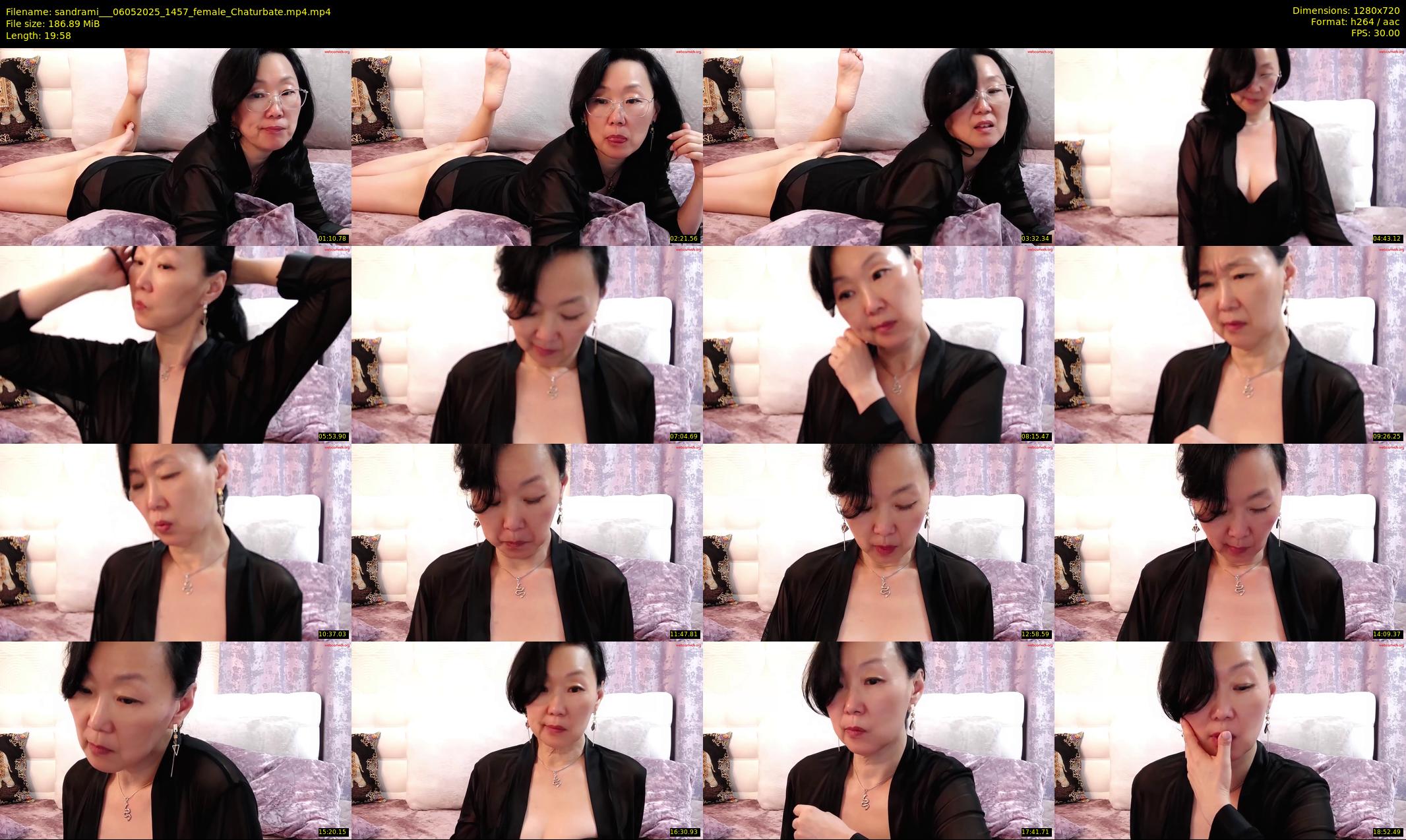 sandrami__ — 20 minute Chaturbate female cam show recording, 720p, May 6, 2025