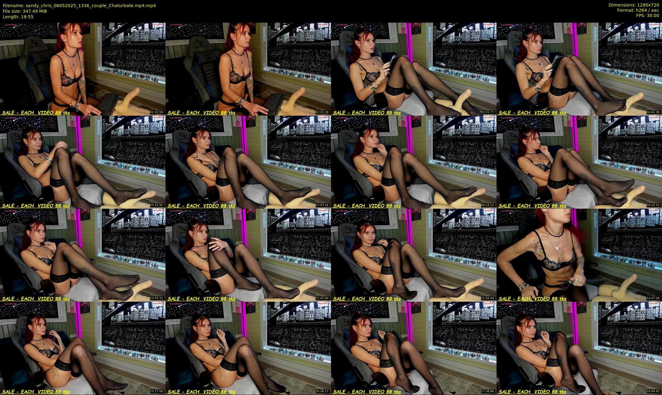sandy_chris — 20 minute Chaturbate couple cam show recording, 720p, May 6, 2025