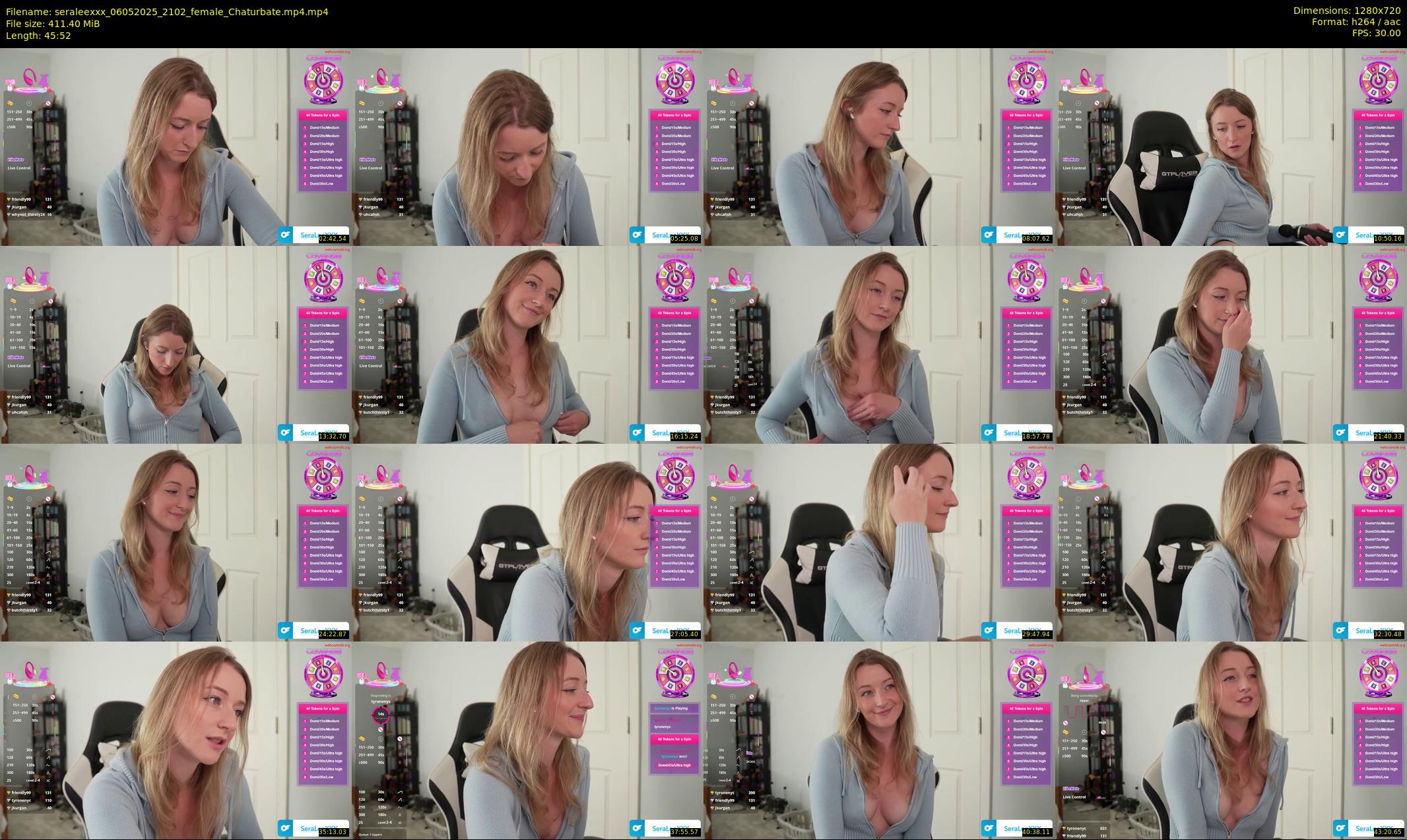 seraleexxx — 46 minute Chaturbate female cam show recording, 720p, May 6, 2025