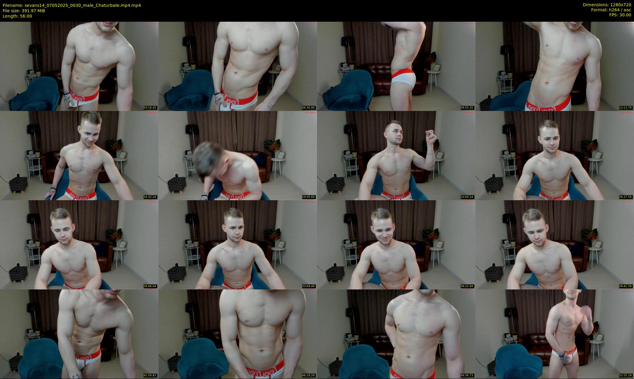 sevans14 — 56 minute Chaturbate male cam show recording, 720p, May 7, 2025