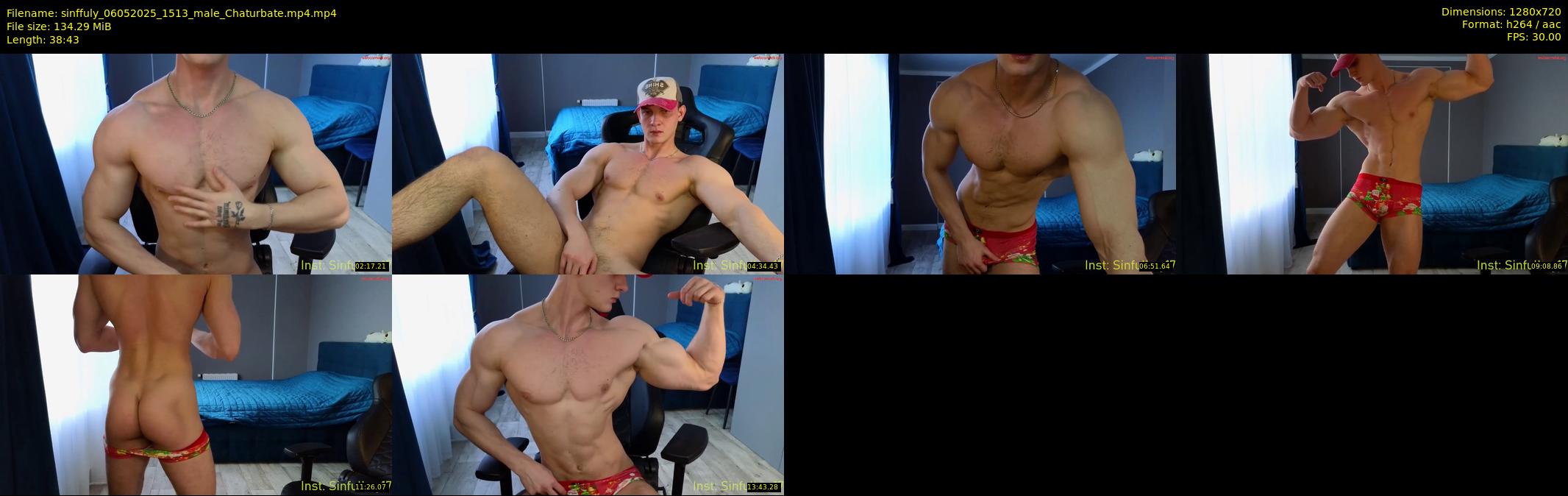 sinffuly — 39 minute Chaturbate male cam show recording, 720p, May 6, 2025
