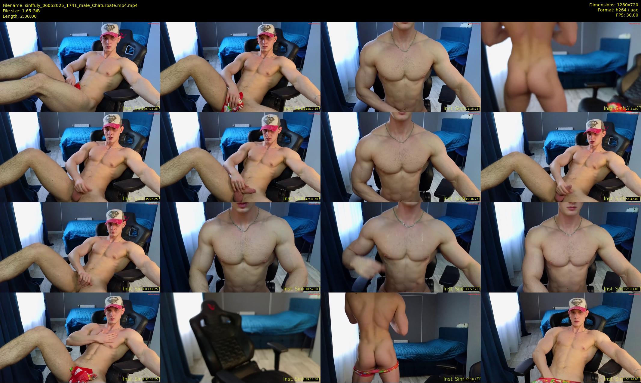 sinffuly — 120 minute Chaturbate male cam show recording, 720p, May 6, 2025